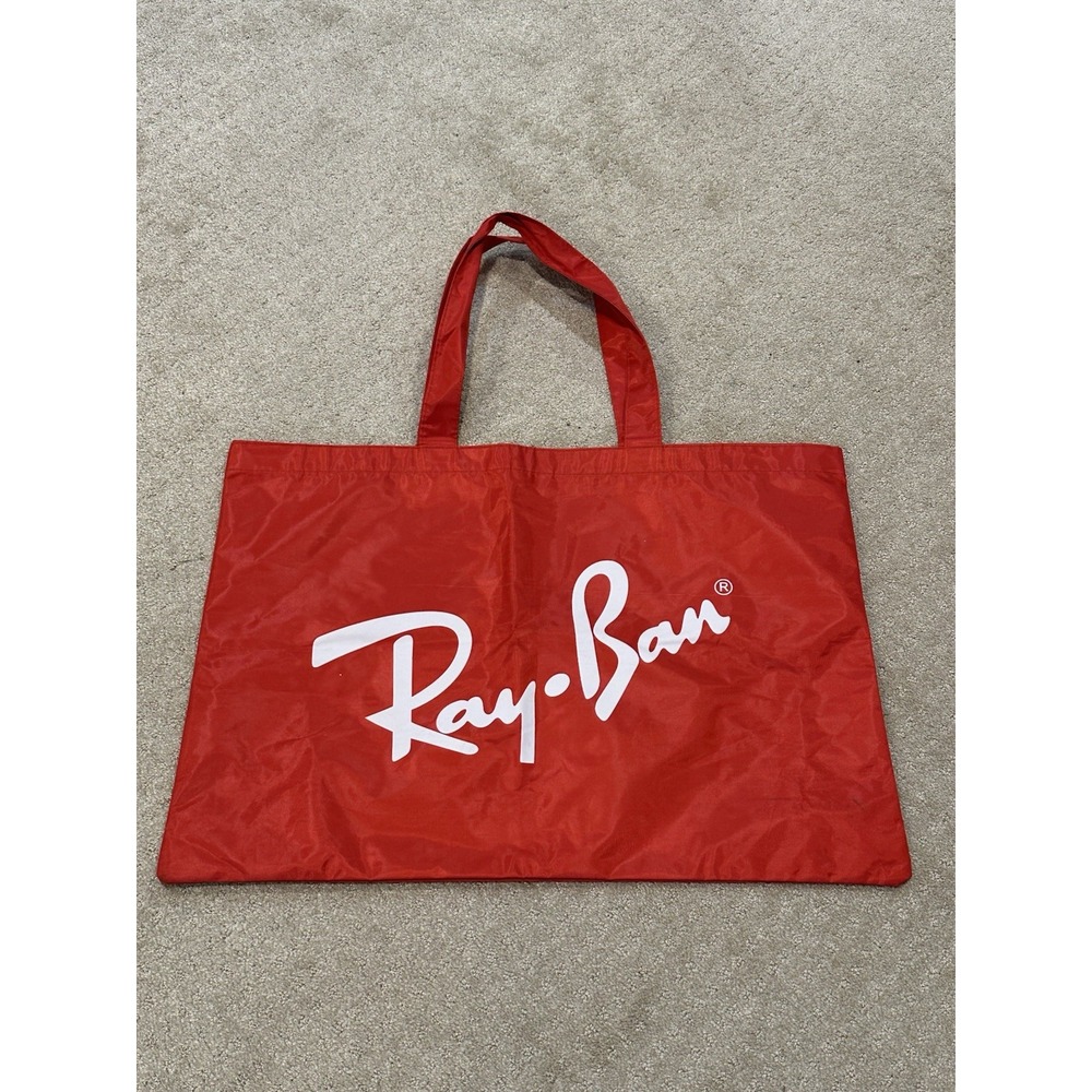 Ray Ban Red Tote Bag Nylon